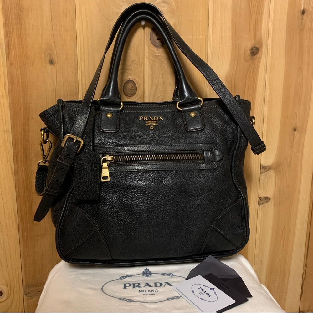 Prada Limited edition large Vitello Daino Tote - Picture 2 of 8